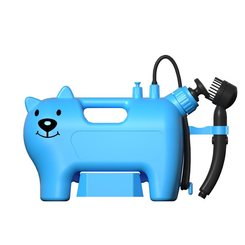 Il pettine molle del silicone della sicurezza di massaggio della spazzola del bagno del cane del bagno con gli accessori dell'animale domestico della scatola dello sciampo per i gatti inonda lo strumento governare