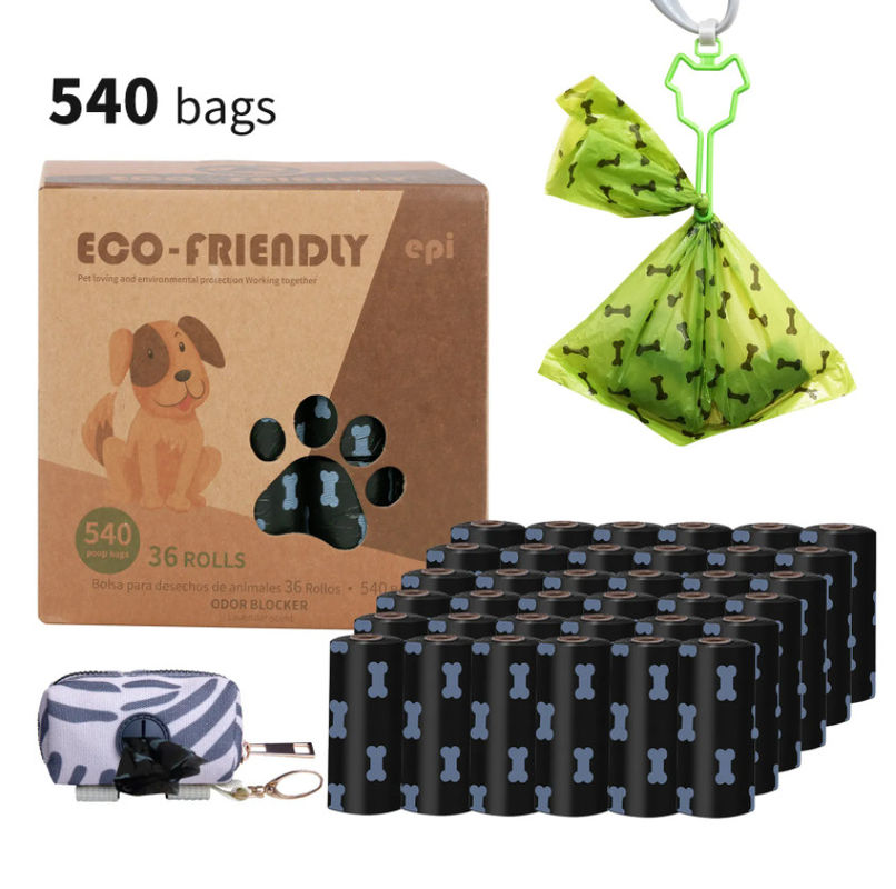 Borsa concimabile amichevole biodegradabile su ordinazione della poppa della borsa 100% Eco della poppa del cane dell'amido di mais